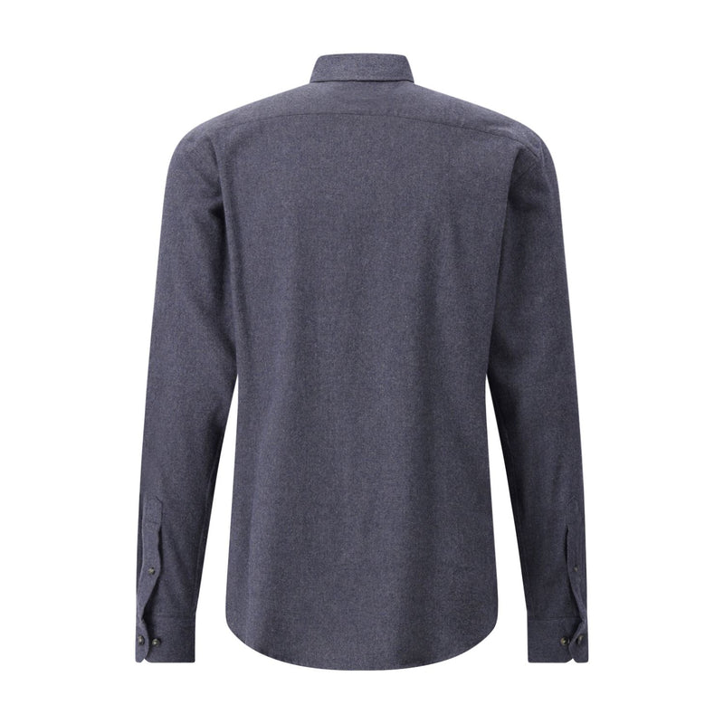 Eton Regular-Fit Flanellhemd aus Baumwolle Herren