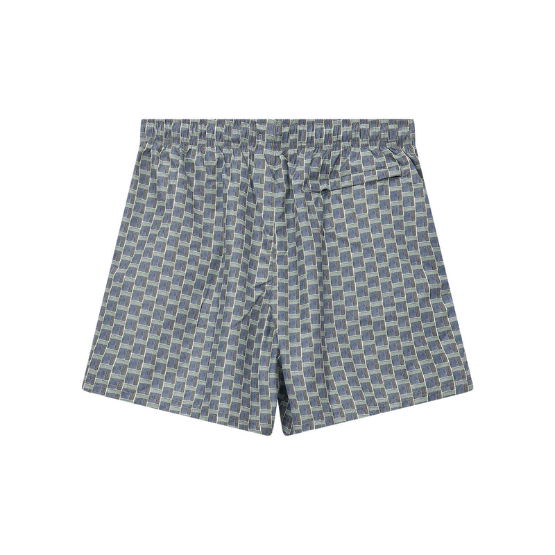 Badeshorts mit Muster 3XL / Grün