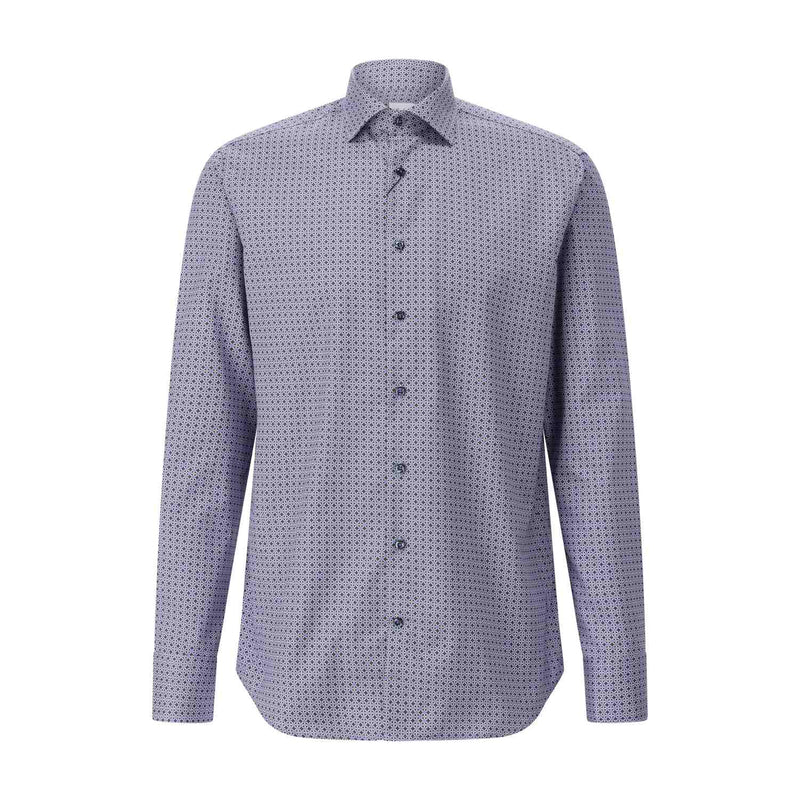 Stenströms Regular-Fit Twillhemd mit Muster Herren