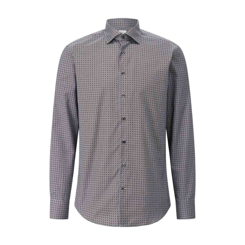 Stenströms Regular-Fit Twillhemd mit Muster Herren