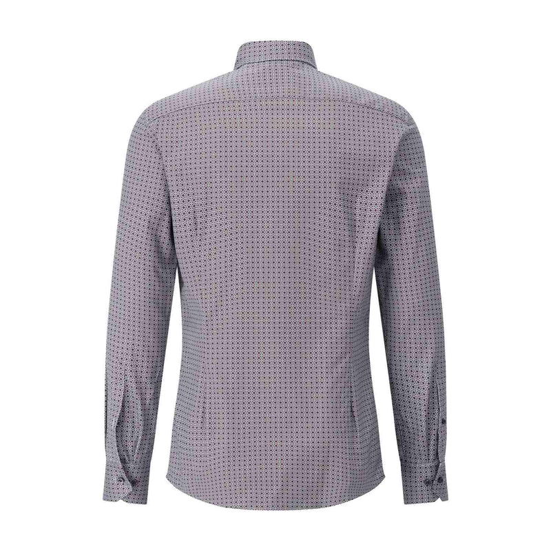 Stenströms Slim-Fit Twillhemd mit Muster Herren