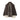 Oversized Wolljacke mit Schal 40 / Dunkelbraun