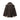 Oversized Wolljacke mit Schal 40 / Dunkelbraun