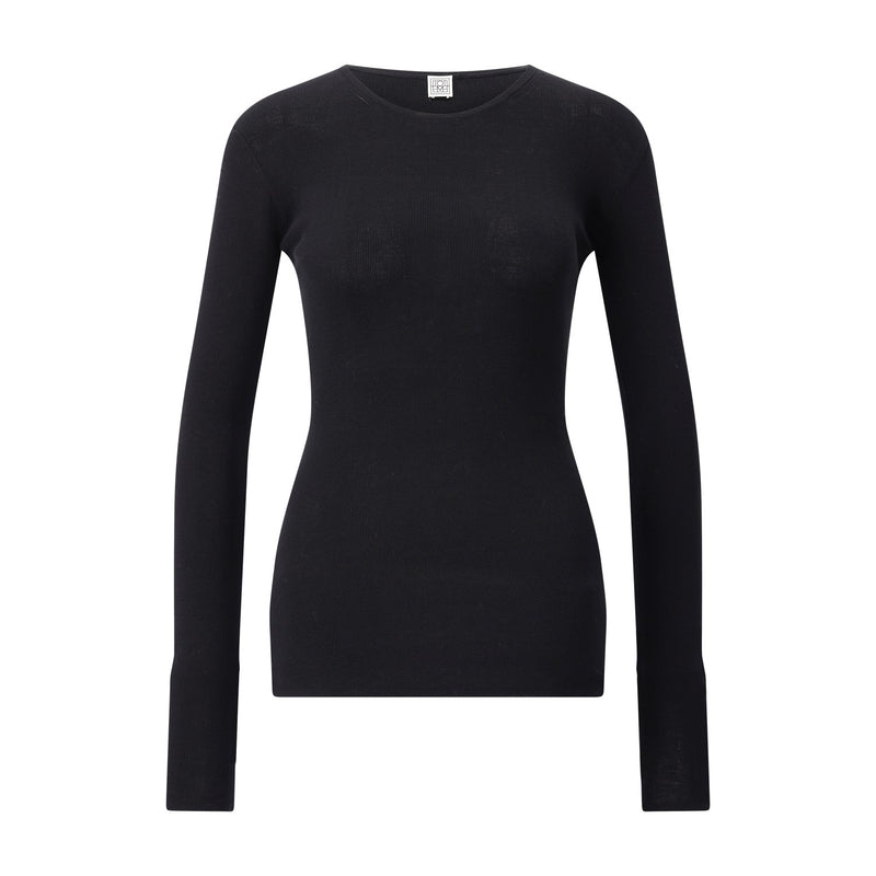 Toteme Langarmshirt aus Baumwolle Damen