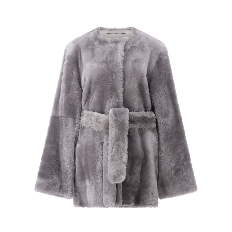 Toteme Mantel aus Lammfell Damen