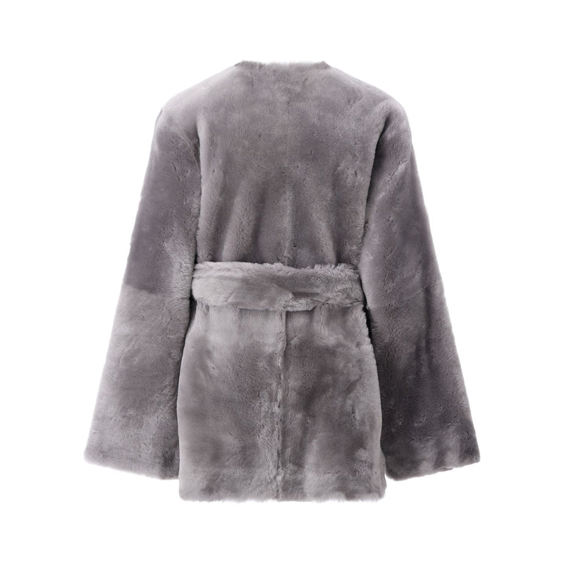 Toteme Mantel aus Lammfell Damen