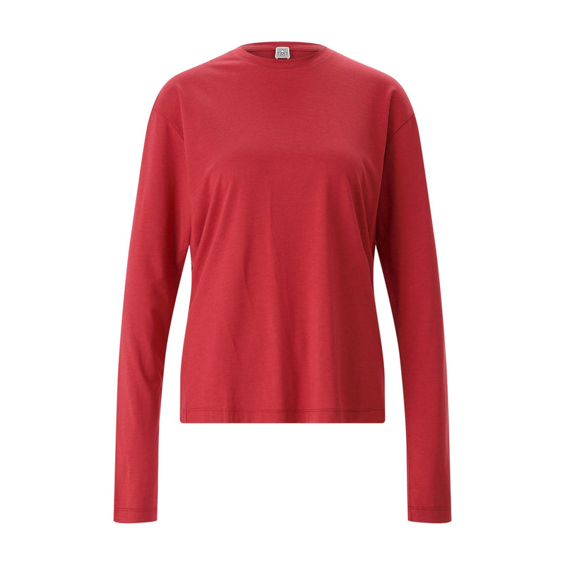 Toteme Langarmshirt mit Rundhalsausschnitt Damen