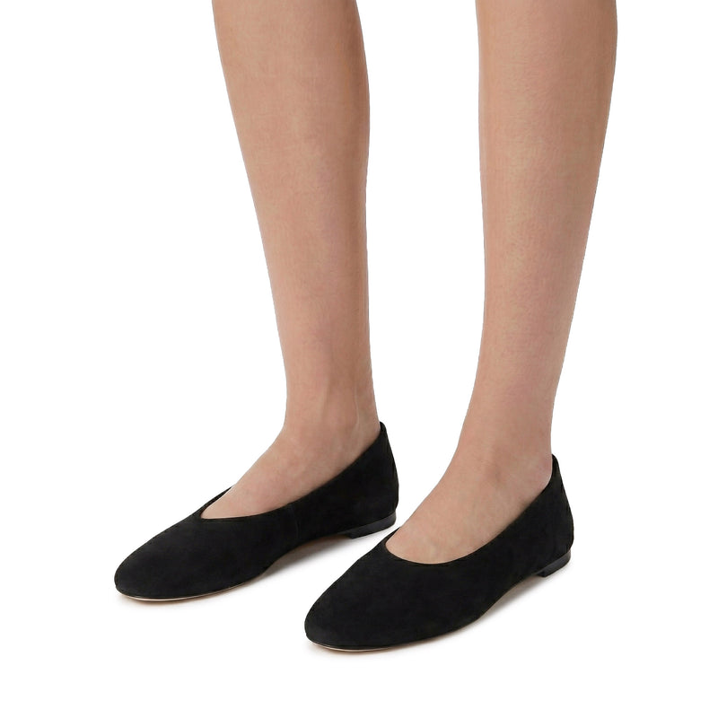 Toteme Ballerinas aus Veloursleder Damen