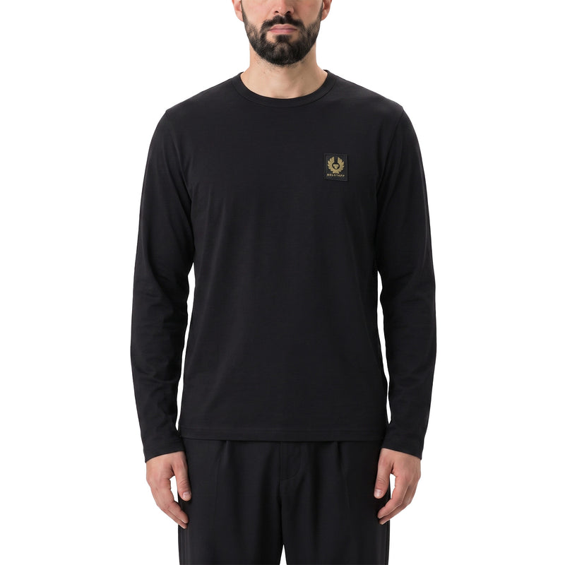 Long-sleeved shirt with logo