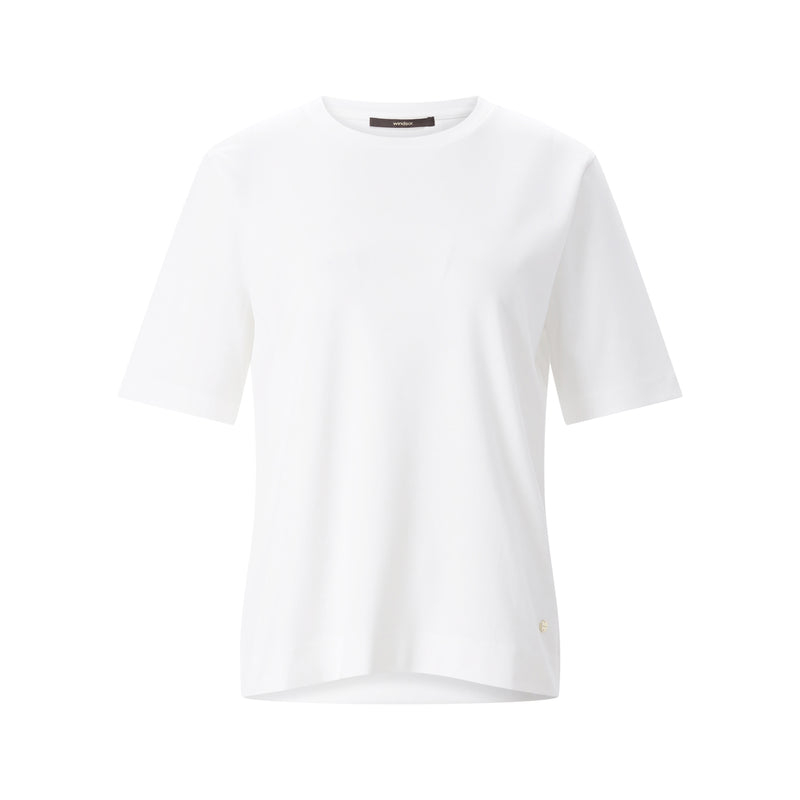 T-Shirt aus Baumwolle 32 / Weiß