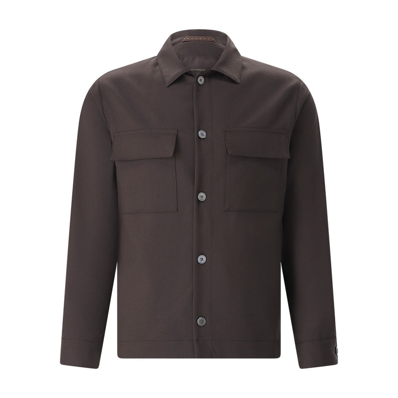 Windsor Overshirt aus Schurwolle Herren