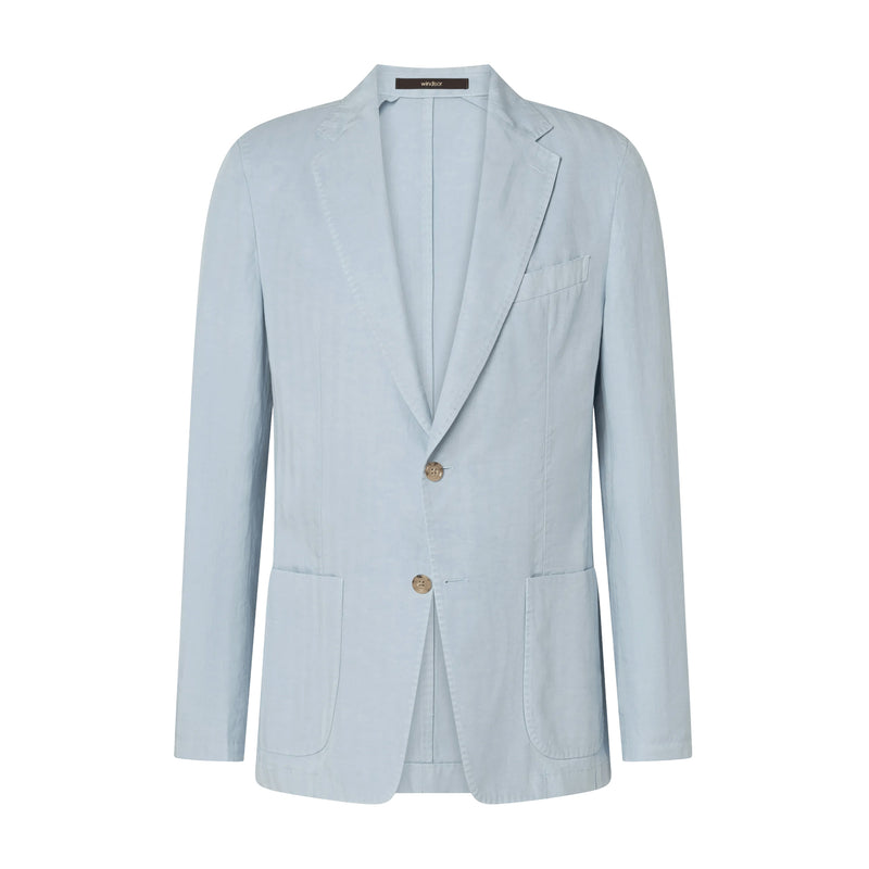 Windsor Sakko aus Leinenmix Herren