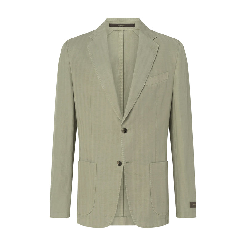 Windsor Sakko aus Leinenmix Herren