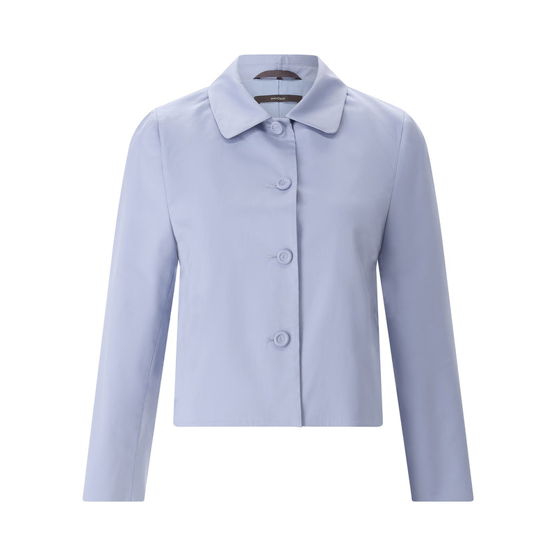 Blazer aus Baumwollmix 44 / Hellblau