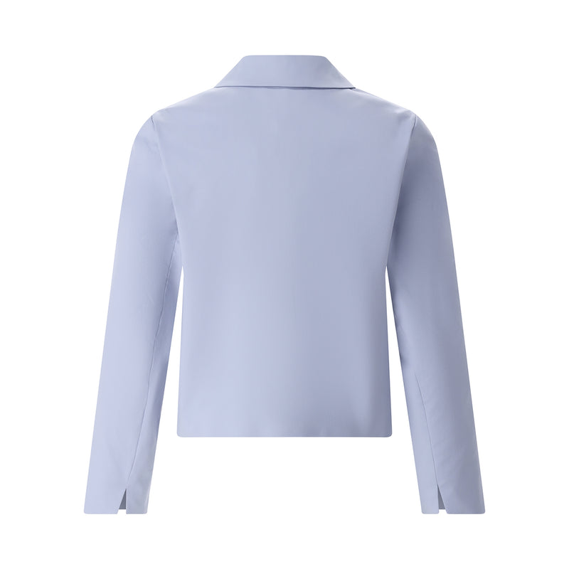 Blazer aus Baumwollmix 44 / Hellblau