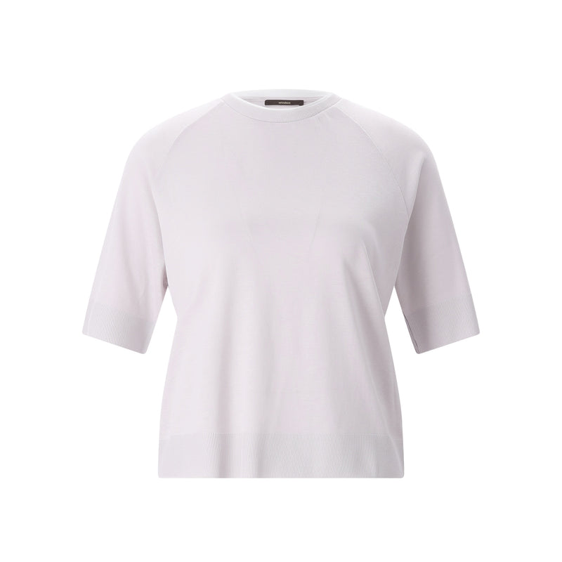 T-Shirt aus Baumwollmix 44 / Helllila