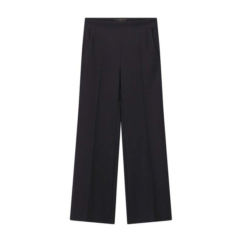 Slim-Fit Hose aus Viskose-Mix 46 / Schwarz