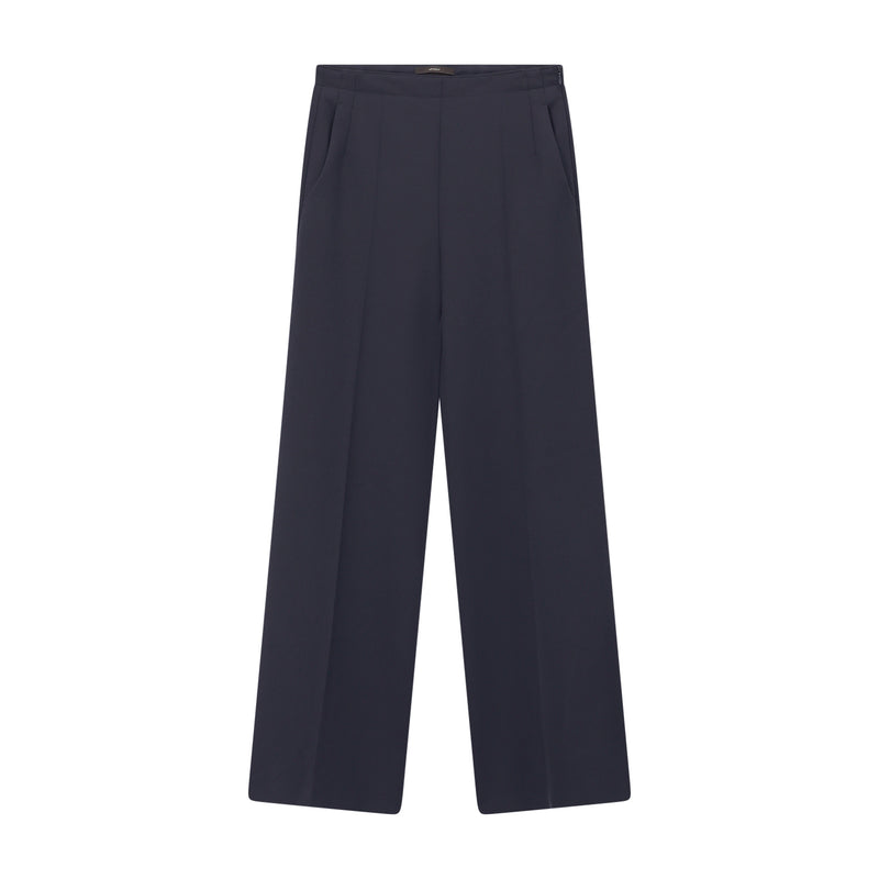 Slim-Fit Stoffhose mit Bügelfalte 46 / Navy