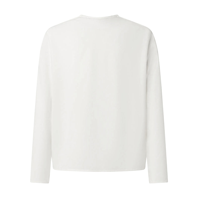 Bluse mit V-Ausschnitt