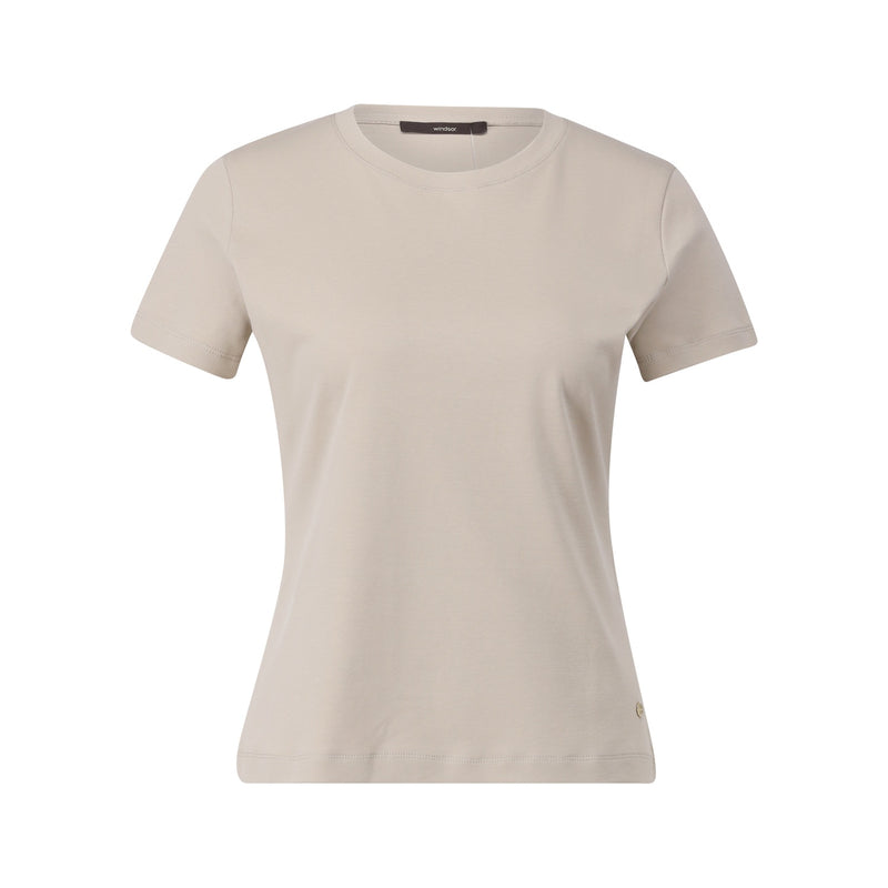 Windsor T-Shirt aus reiner Baumwolle Damen