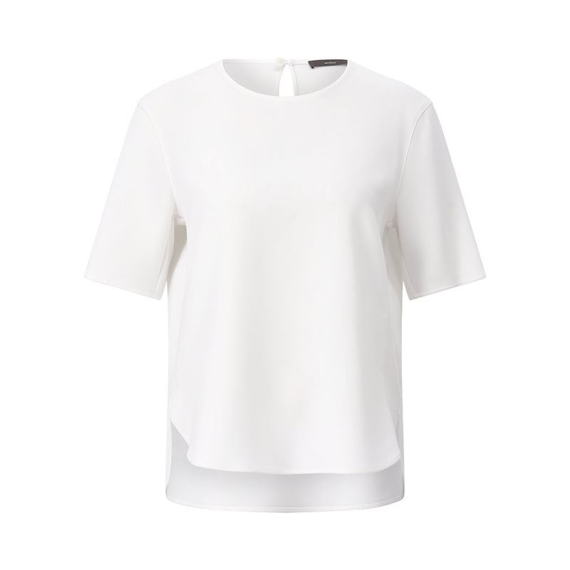Windsor Kurzarm Blusenshirt Damen