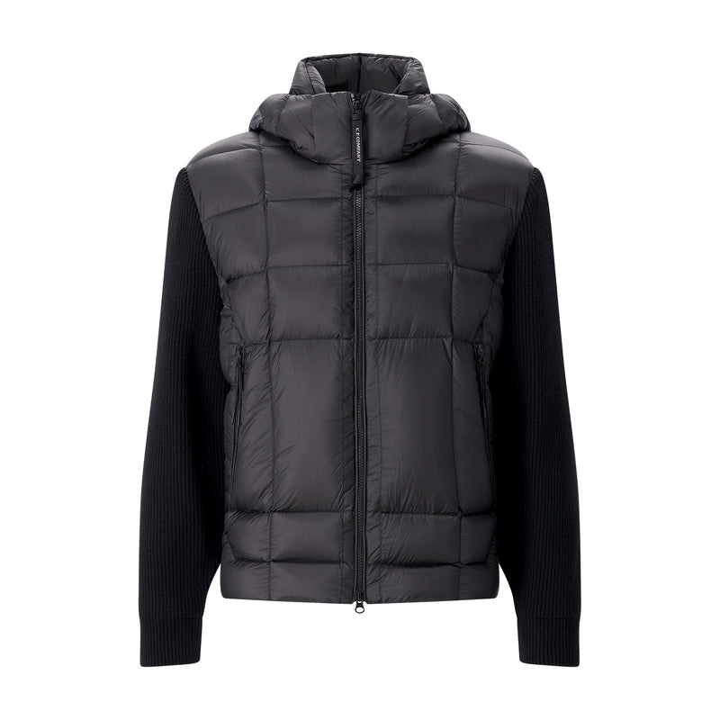 Daunenjacke mit Goggle-Detail