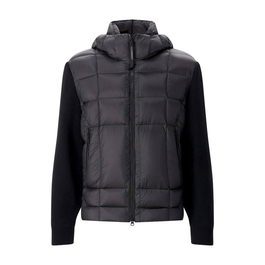 Daunenjacke mit Goggle-Detail