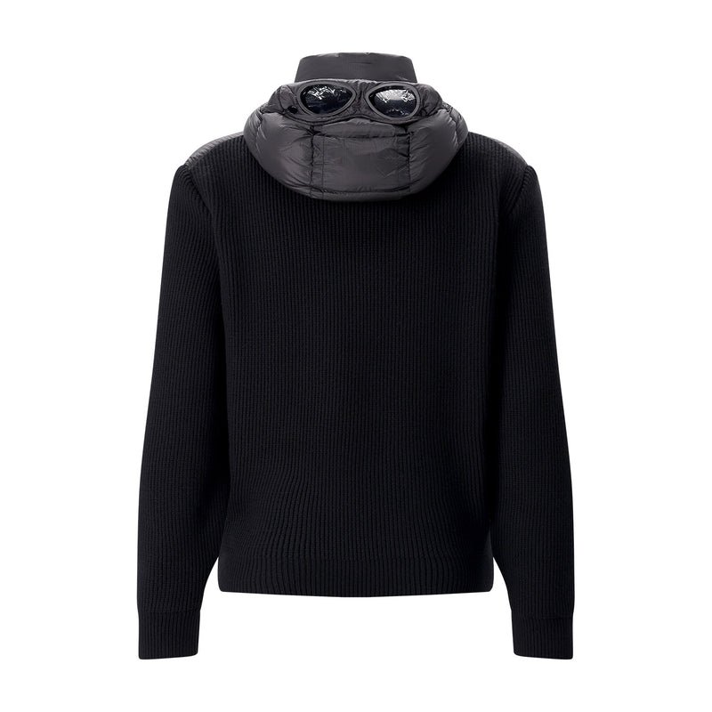 Daunenjacke mit Goggle-Detail