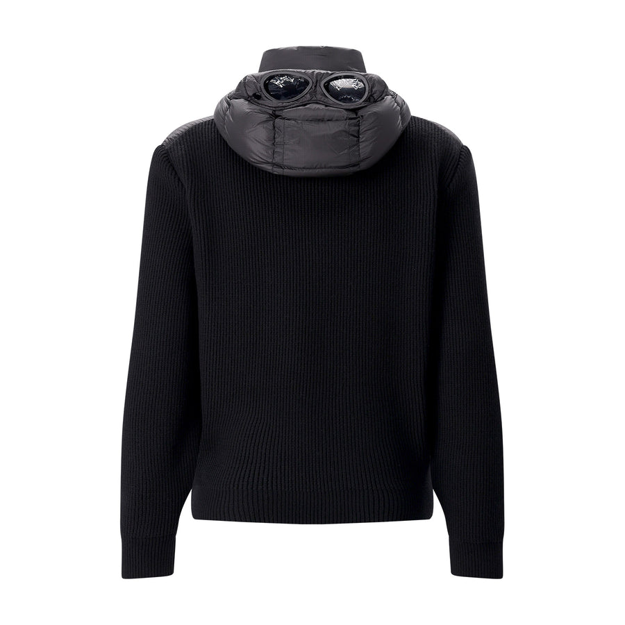 Daunenjacke mit Goggle-Detail