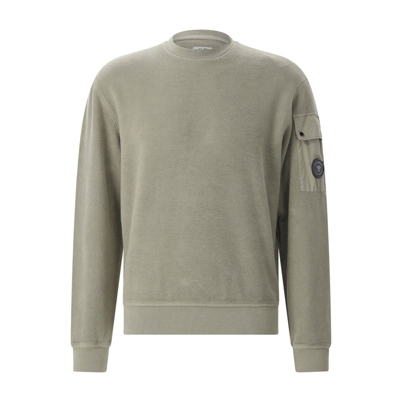 Sweatshirt aus Baumwolle XXL / Graugrün