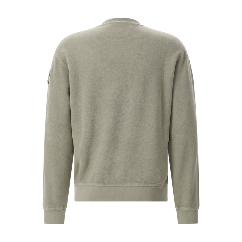 Sweatshirt aus Baumwolle XXL / Graugrün