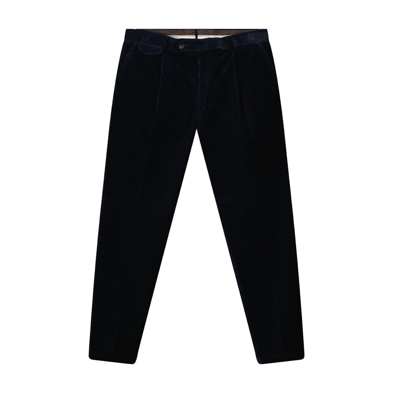 Cordhose Silvi aus Baumwolle 102 / Navy