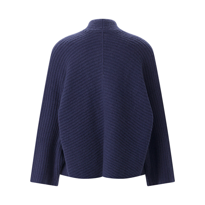 Cardigan aus Wolle & Kaschmir One-Size / Dunkelblau