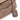 Tasche aus Leder One size / Hellbraun