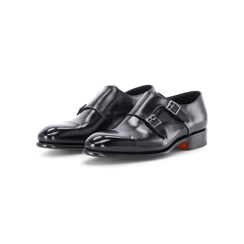 Santoni Doppel-Monkstraps aus Leder Herren
