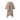 Poncho aus Wolle One Size / Beige