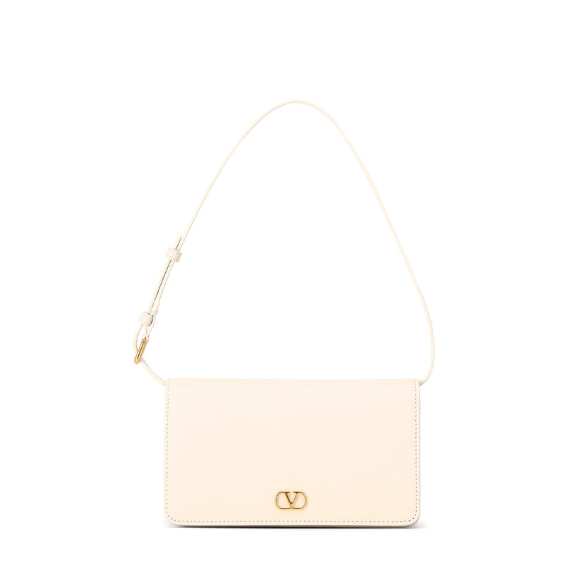 Umhängetasche mit Logo One Size / Creme