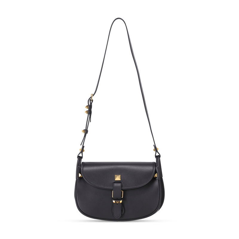 Umhängetasche aus Leder One Size / Schwarz