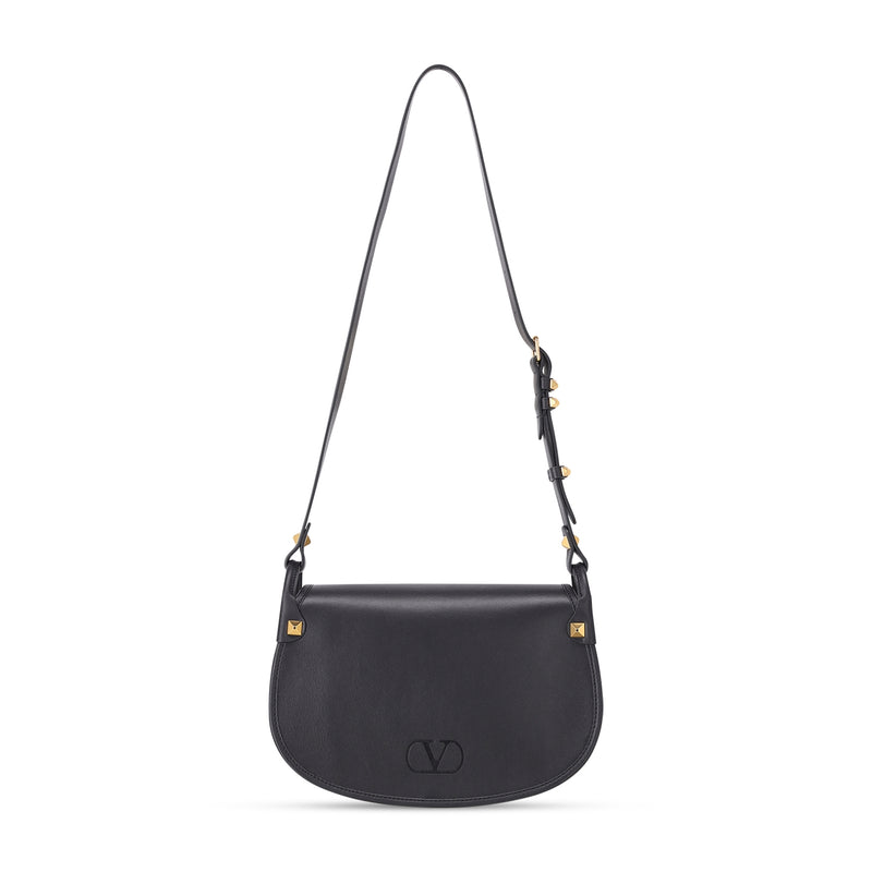 Umhängetasche aus Leder One Size / Schwarz