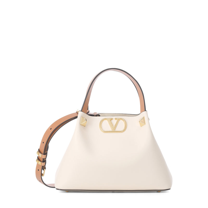 Umhängetasche aus Leder One Size / Creme