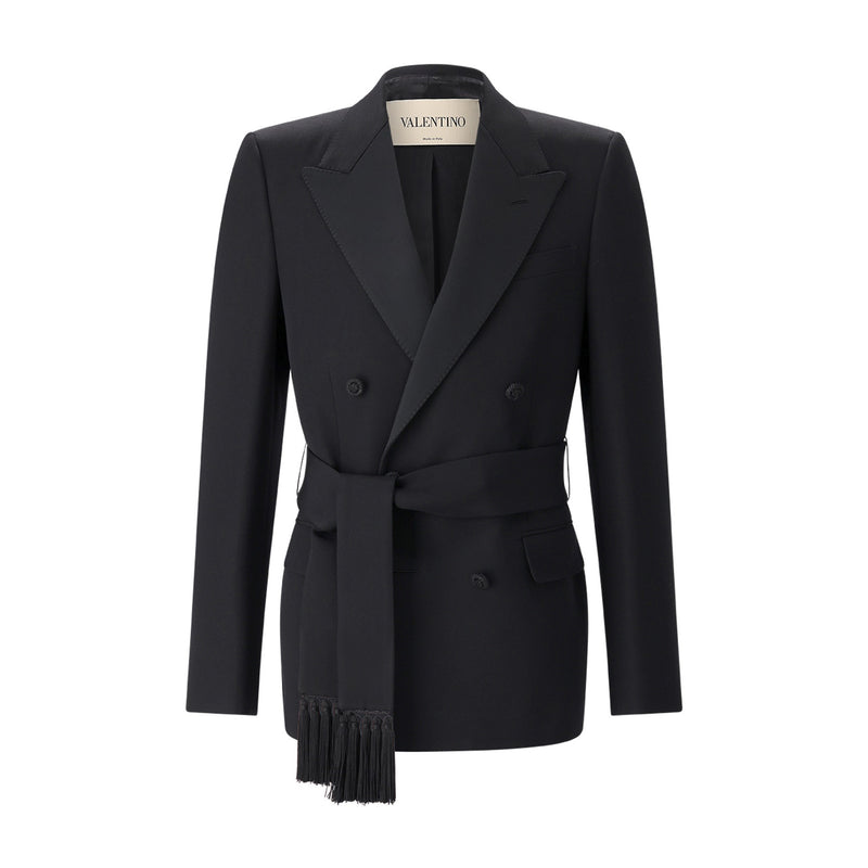 Valentino Zweireihiges Sakko aus Schurwolle Herren