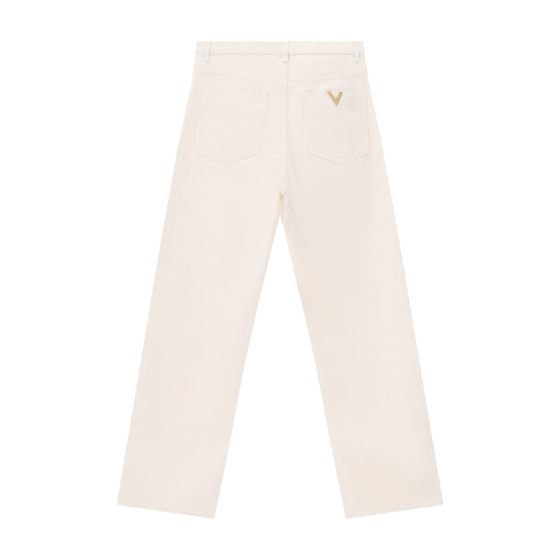 Relaxed-Fit Jeans 36 / Beige