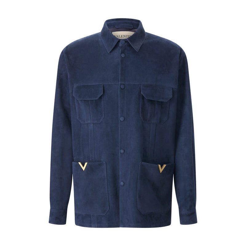 Valentino Jacke aus Veloursleder Herren