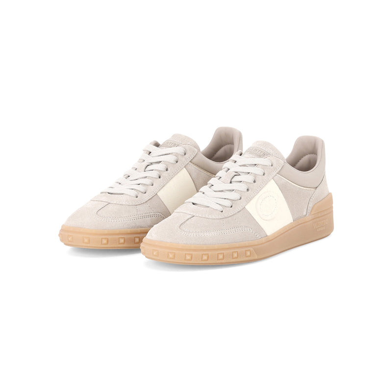 Sneaker aus Veloursleder 41 / Beige