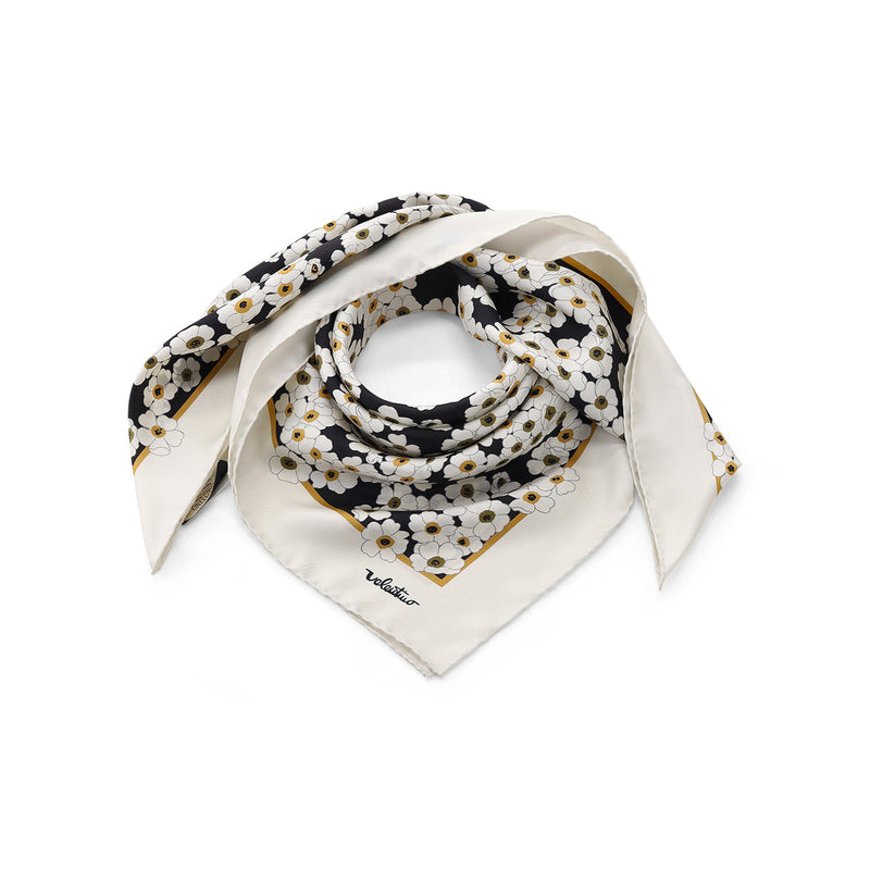 Schal mit Blumenmuster One Size / Multicolor