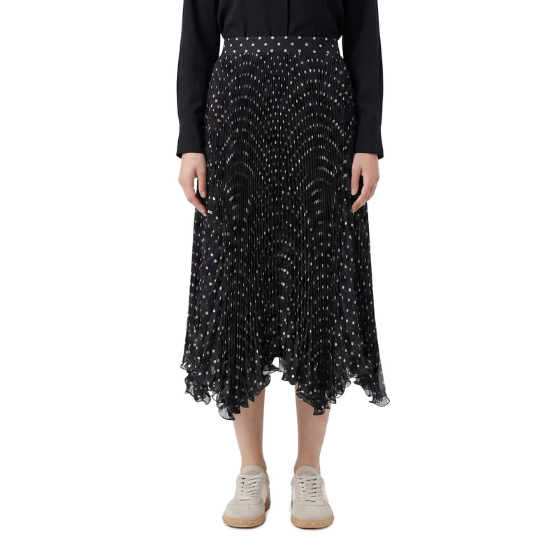 Valentino Gepunkteter Midirock Damen