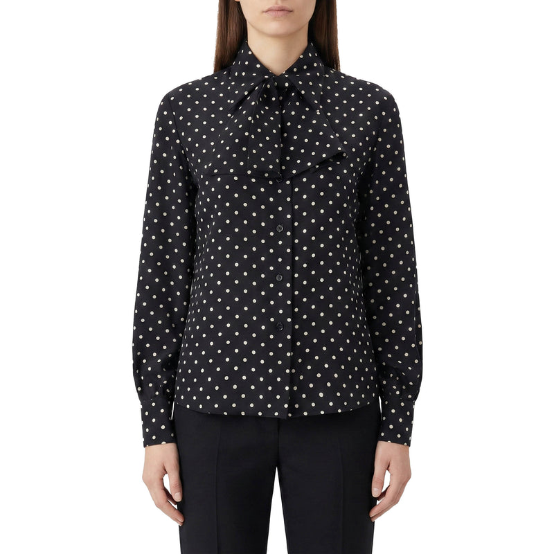Valentino Seidenbluse mit Punkten Damen