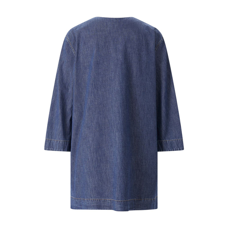 Midikleid aus Denim 40 / Blau