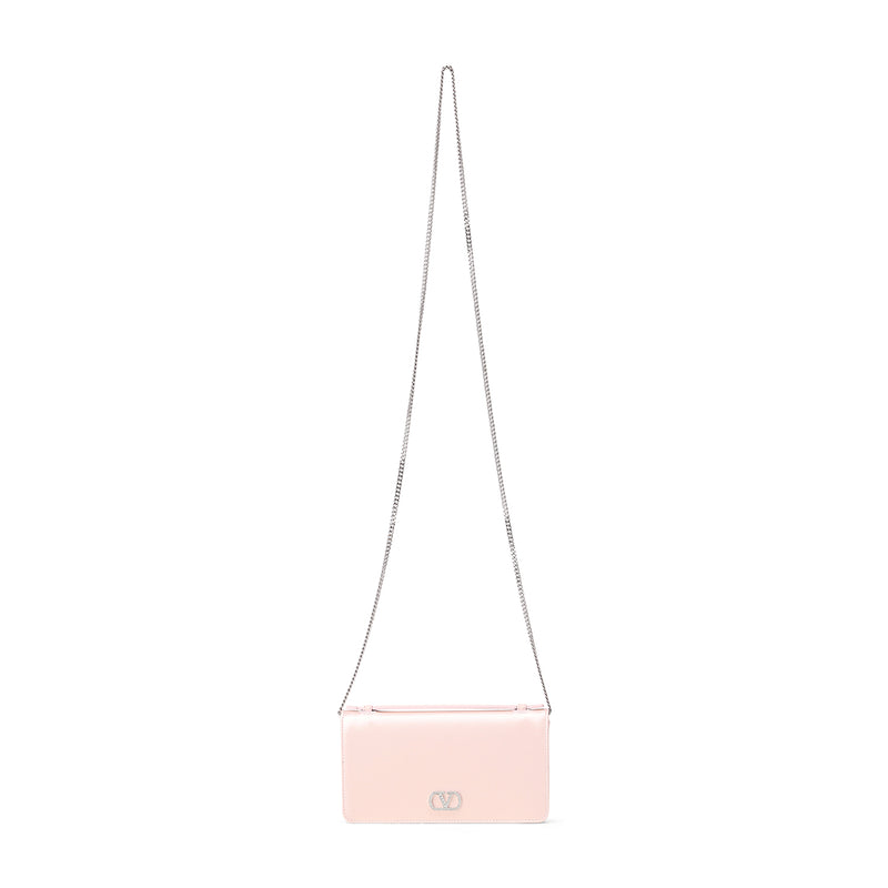 Portmonnaie aus Seide-Mix One Size / Rosa