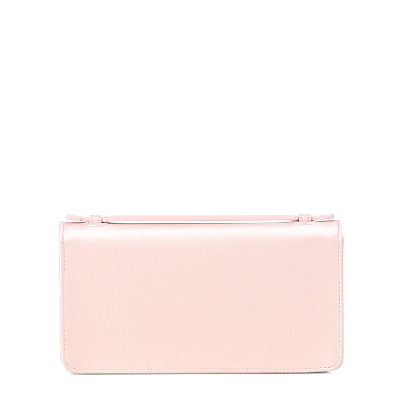 Portmonnaie aus Seide-Mix One Size / Rosa